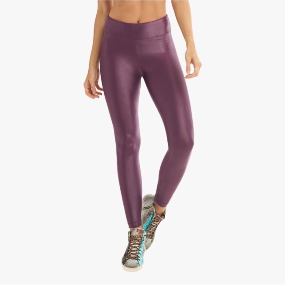 Koral Lustrous High Rise Legging Aubergine Size XS - Picture 3 of 9